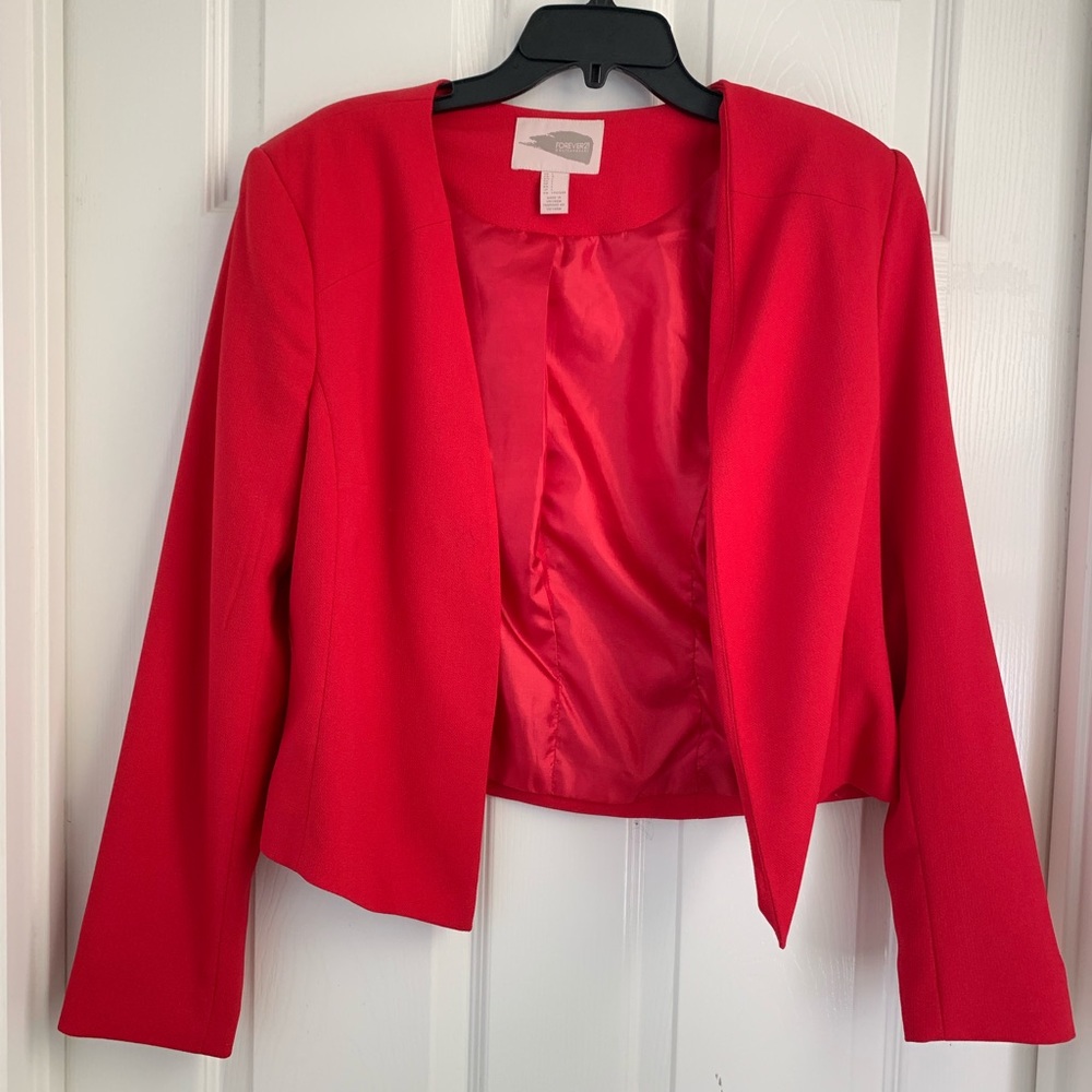 Red blazer